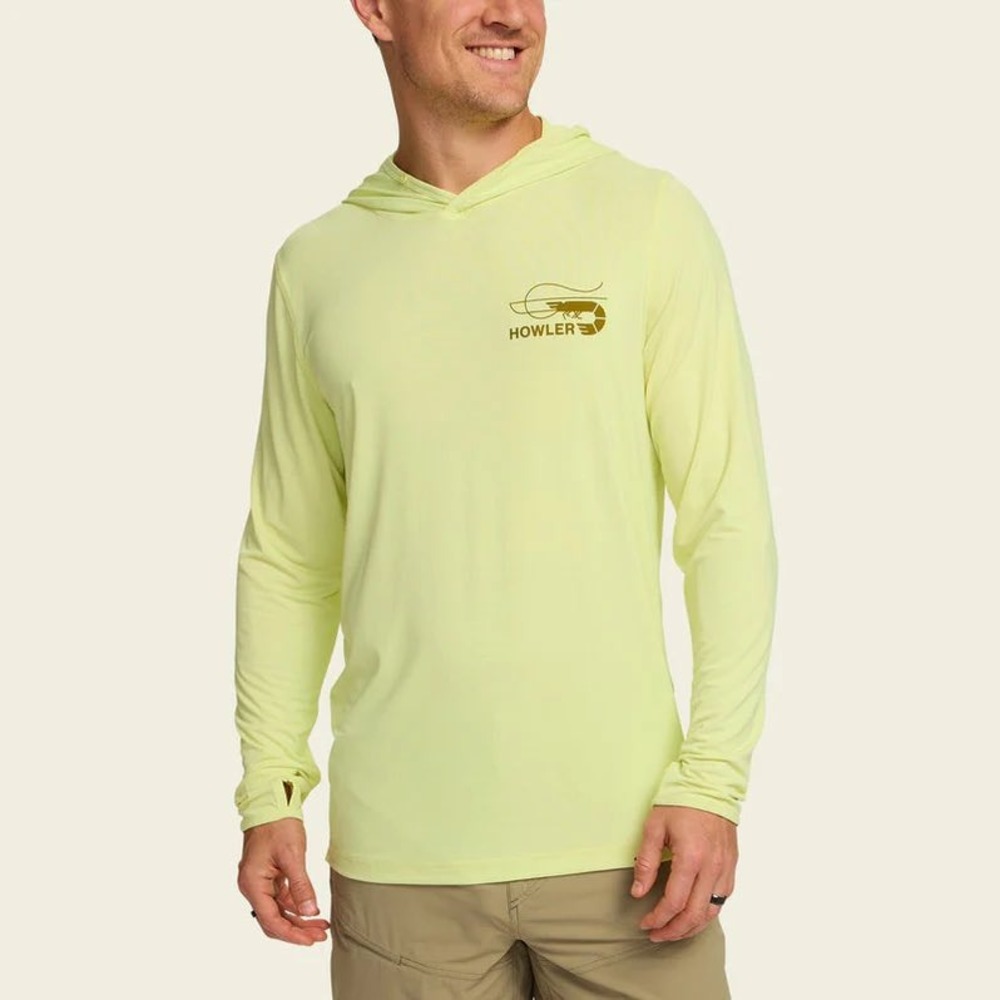 Howler Brothers Men's HB Tech Hoodie Citron Small NWT